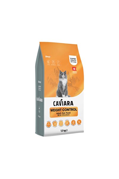 Caviara Kafiyara Dry Food for Weight Control with Chicken for Adult Cats 1,5 kg