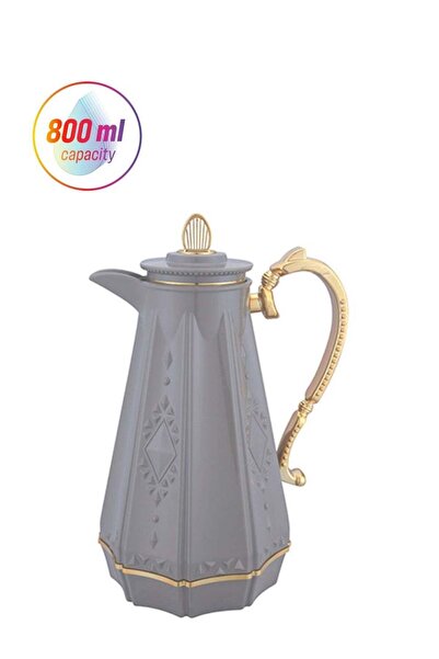 Gazella Plastic Tea & Coffee Flask 800 Milliliter Gold/Grey