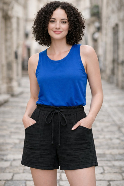 MELTEM COLLECTION Muslin Shorts