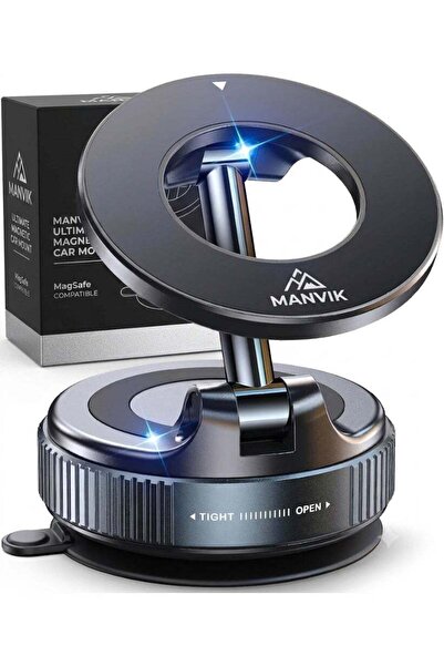 MANVIK HQ Magnetic Suction Cup Phone Mount for Magsafe, 360° Adjustable Magne...
