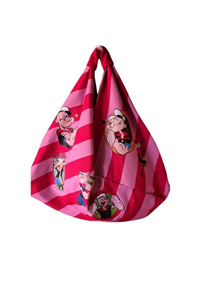 handedizayn Hande Dizayn Valentine's Mother's Day Thick Striped Red Tone Basi...