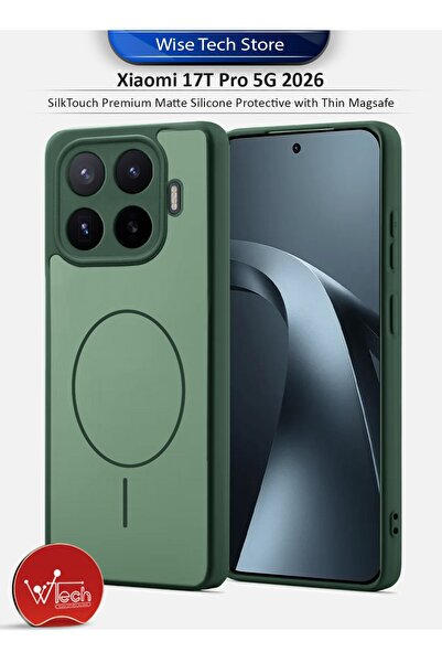 Wtech Xiaomi 17T Pro 5G 2026 SilkTouch Premium Matte Silicone Protective with...