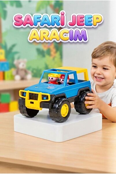 Tıfıl Toys My Safari Jeep Vehicle – Fun and Durable Special Design Blue 22 cm...
