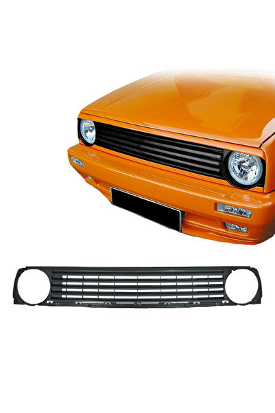 VW Μάσκα για Golf II (2) 83-92 Χωρίς Έμβλημα Μαύρο 1 Τεμάχιο (CAR0008607)