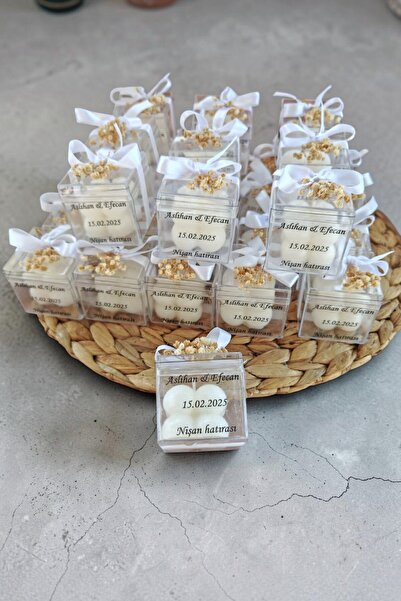sihirli kutular Hediyelik Kutulu Mum Çiçekli Bubble Mum , Nikah Şekeri, Doğum...