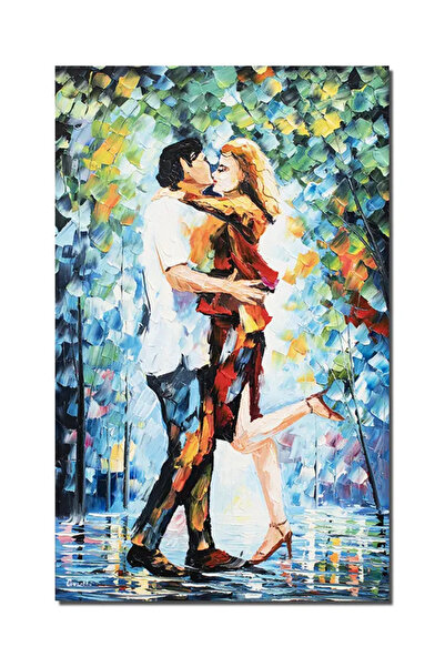 artnova Ръчно рисувана картина за любители на изкуството, Целувка, 80x50см, м...