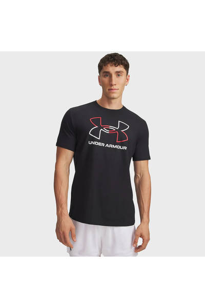 Under Armour GL Foundation Update Ανδρικό Μαύρο Μπλουζάκι με Γιακά Πόλο