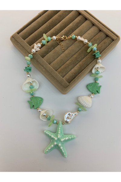 Alışveriş Kasabası Sea Star Normal Shell Necklace - 4