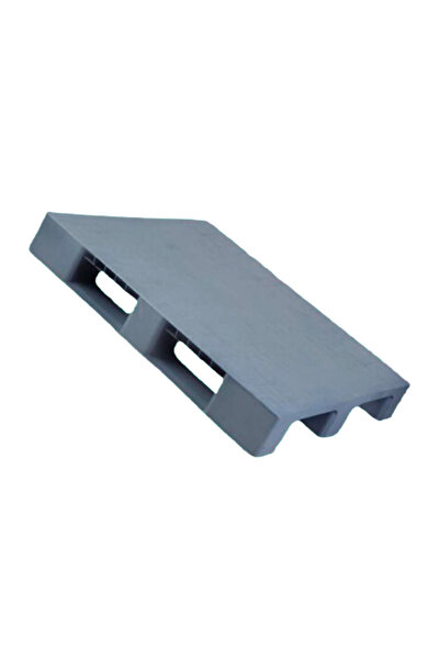REAL 100*120 3 KIZAKLI GRİ PLASTİK PALET