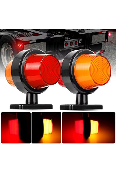 Flexzon Σετ Φώτων Σήμανσης και Κόρνας LED ΝΕΟΝ 12V / 24V IP67 Κόκκινο / Πορτο...