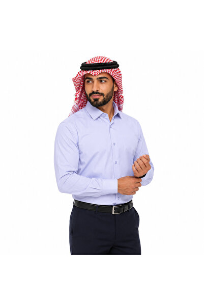 Generic Men's Long-Sleeved Solid Color Business Casual Shirt in Various Colors