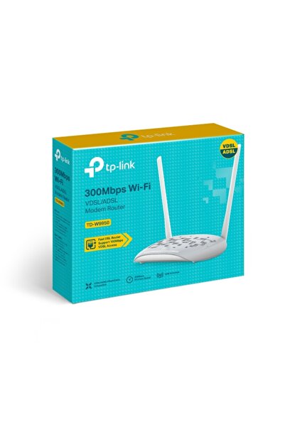 Universal راوتر/مودم TP-LINK TD-W9950 بسرعة 300 ميجابت في الثانية، 4 منافذ لا...