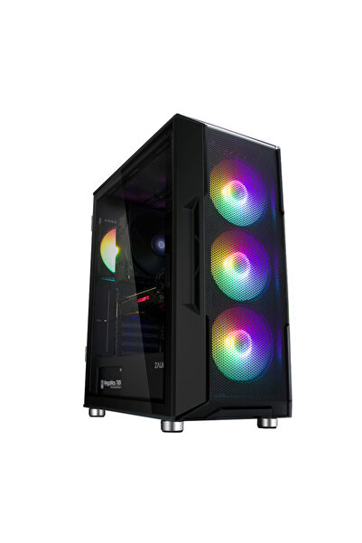 Universal Zalman I3 Neo Black, Megamax, 700W 80+, Mesh Panel, Tempered Glass,...