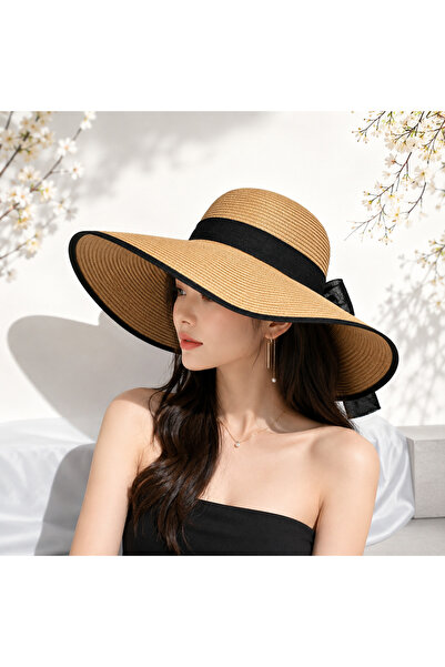 PROHUNTER Women's Wide Brim Luxury Straw Hat (57-58 cm)