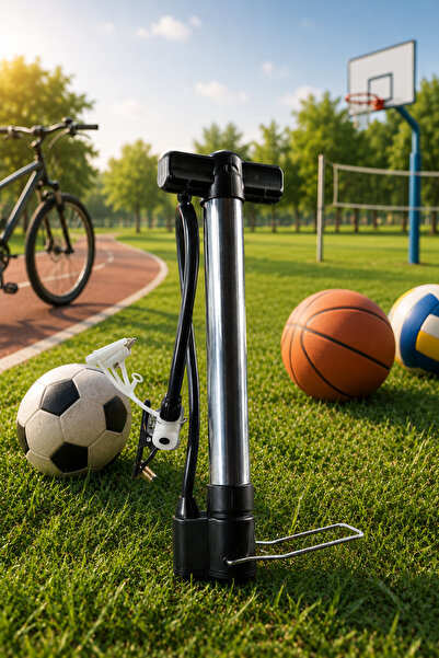 Boldy Hand Pump - Bicycle Pump - Ball Inflator Pump - Inflatable Products Air...