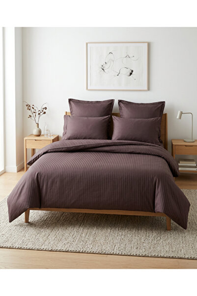 GENÇEV HOME COLLECTİONS Premium 100% Cotton Satin Double 6-Piece Duvet Cover ...