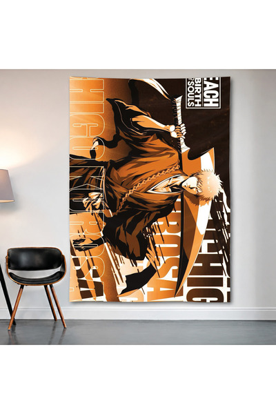 Geek Cultcha Bleach Ichigo Kurosaki Wall Covering Wall Tapestry First Quality...
