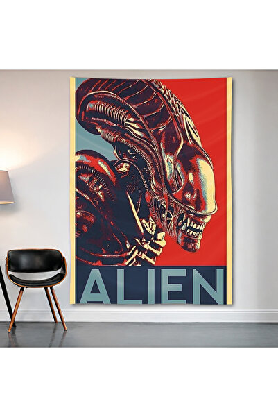 Geek Cultcha Alien Wall Cloth Wall Tapestry First Quality Satin Fabric Poster