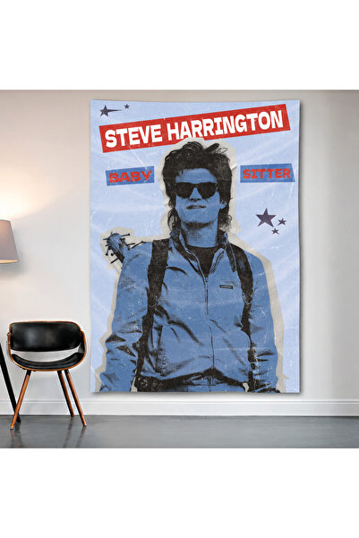 Geek Cultcha Steve Harrington Stranger Things Wall Covering Wall Tapestry Fir...