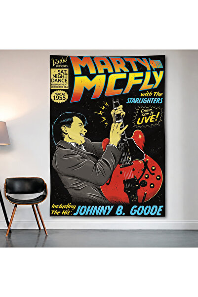Geek Cultcha Marty Mcfly Back to the Future Wall Covering Wall Tapestry First...
