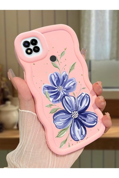 Hontinga Poco C31 Compatible Case Camera Protector Pink Silicone Couple Phone...