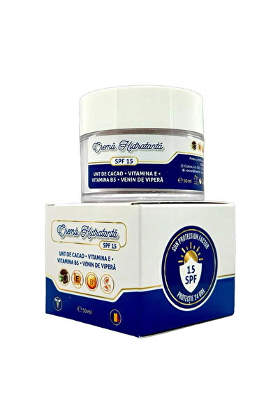 kasuf Crema Hidratanta cu Unt de Cacao, Vitamina E ,B5 si Venin de Vipera 50ml