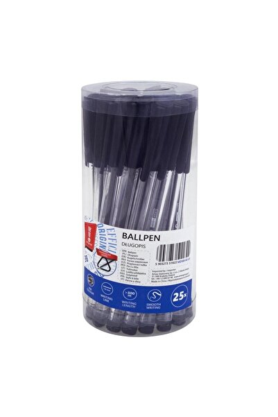 Memobe Pixuri MemoBe, cu bila, triunghiulare, varf 1 mm, cerneala neagra, 25 ...