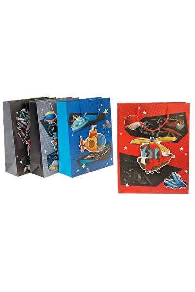 OEM Geanta cadou ADAR, pompon, multicolor, 32x26x10 cm