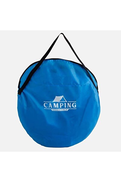 SIGMA TOY Cort de plajă albastru, tip pop-up, cu ferestre, 200 x 120 x 130 cm