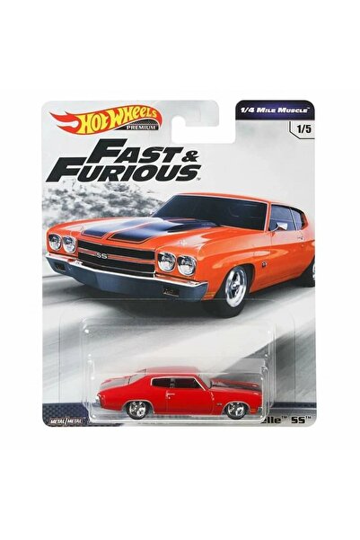 HOT WHEELS Premium F&F 1/4 Mile Muscle 1970 Chevrolet Chevelle Ss - Gbw90 - R...