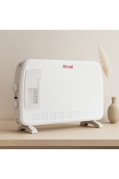 Konvektör Isıtıcı 2000W (3 Kademe, Ayarlı Termostat) - Büyük Boy