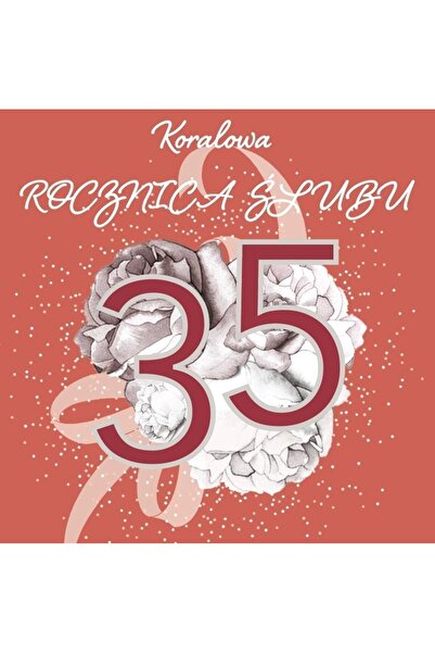 Clear Creations Karnet Swarovski patrat CL4409 – A 35-a aniversare a căsătoriei