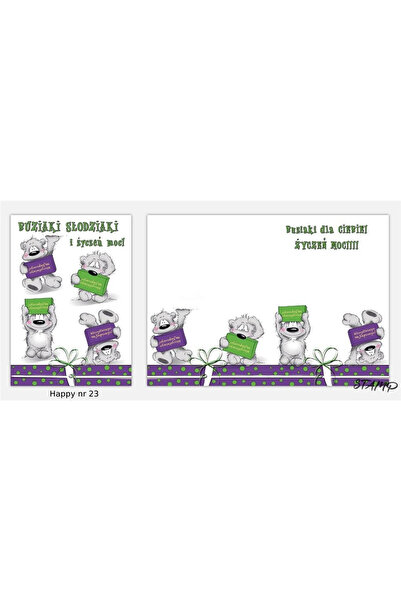 STAMP Carnet Happy B6 cu plic 180x133 mm – Pentru ștampilă, 1 buc.