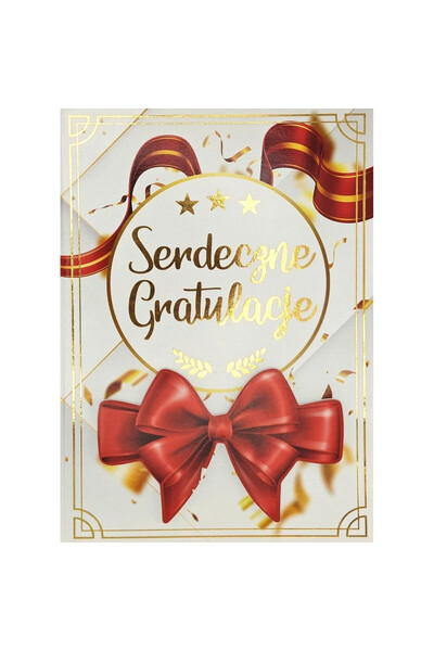 Yeku Felicitare 3K multicolor 13.2x18.7cm cu element auriu aplicat
