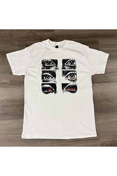 Grafftee Clothing Μπλουζάκι Unisex Oversize με στάμπα Mystery Eyes