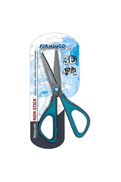 Titanum Foarfece 3D teflon multicolor 15cm maner cauciuc
