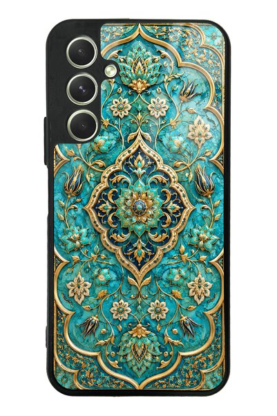 Spoyi Samsung A54 Turquoise Ottoman Jewel Design Glossy Phone Case
