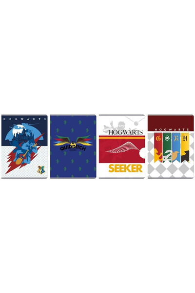 Beniamin Caiet A5 60 de foi cu carouri Harry Potter pachet de 5