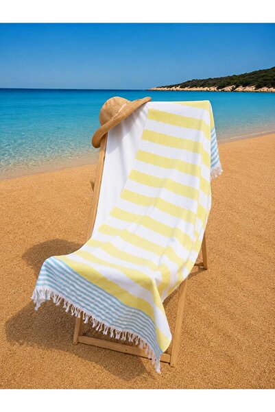 Baveno 80X160 cm Colorful Striped Beach Peshtamal Towel