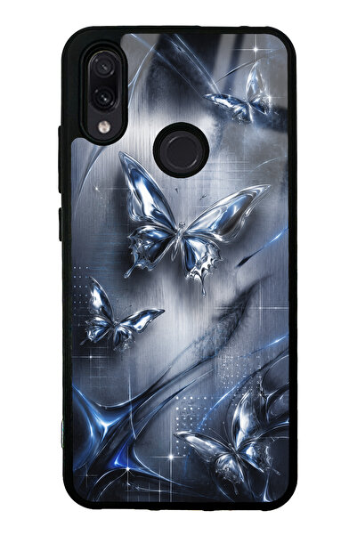 Spoyi Xiaomi Redmi Note 7 Midnight Chrome Butterfly Tasarımlı Glossy Telefon ...