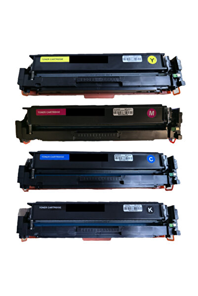charginktoner CRG075/MF664 4'lü Set(Siyah-Mavi-Sarı-Kırmızı) Muadil Toner-1.3...