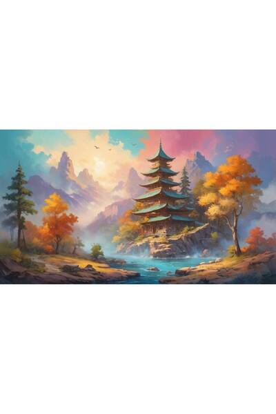 mural home لوحة جدارية - الطبيعة - 100cm * 56cm