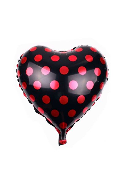 Baloane Vesele Balon inima cu buline LOV41
