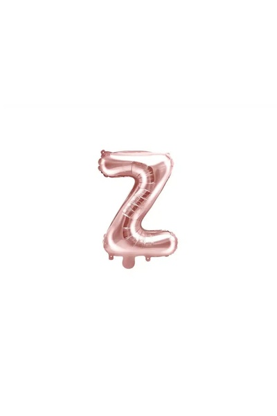 Baloane Vesele Balon Folie Litera Z Rose Gold 40 cm LTR1-Z