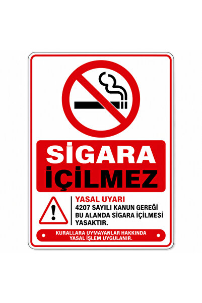 SEKA BASKI MERKEZİ SİGARA İÇİLMEZ DEKOTA LEVHA 20X30