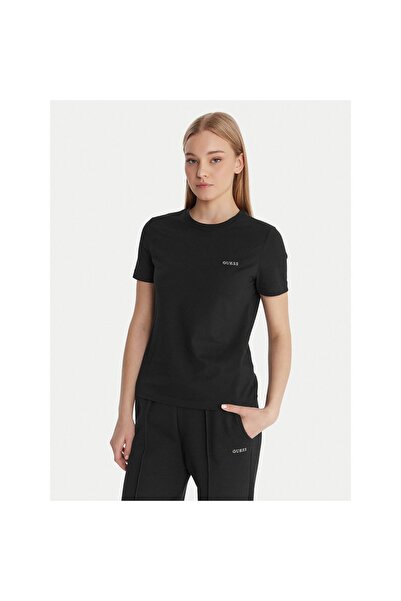 Guess Γυναικείο T-shirt V6RI07J1314 Μαύρο