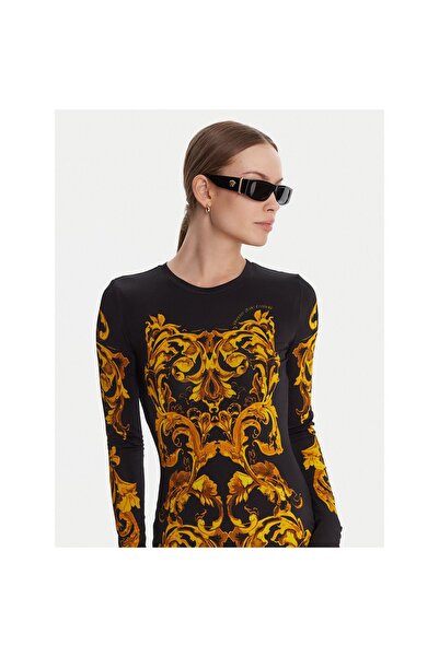 VERSACE JEANS COUTURE Γυναικείο Καθημερινό Φόρεμα 79HAO9P0 JS524 Μαύρο