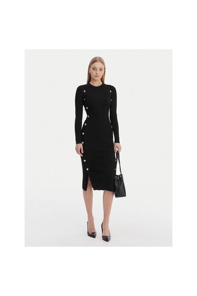 Guess Rochie tricotată de damă W6RK06Z2YJ2 Negru