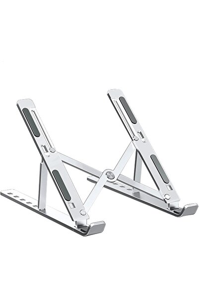 Generic Adjustable Laptop Stand for Desk - Foldable & Portable Laptop Riser w...