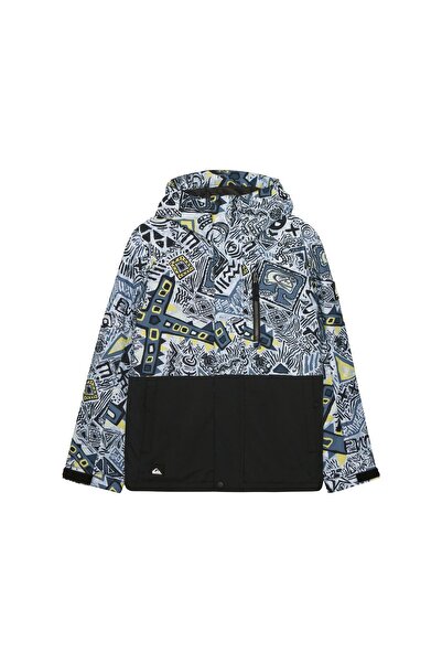 Quiksilver Geacă de snowboard pentru băieți EQBTJ03196-KVJ3 Multicoloră